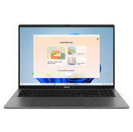 ASUS Laptop Vivobook S16 S3607VA / Intel Core i5-13420H, 16", 1920 x 1200, 16 GB RAM, 512 GB SSD, FreeDOS, siva